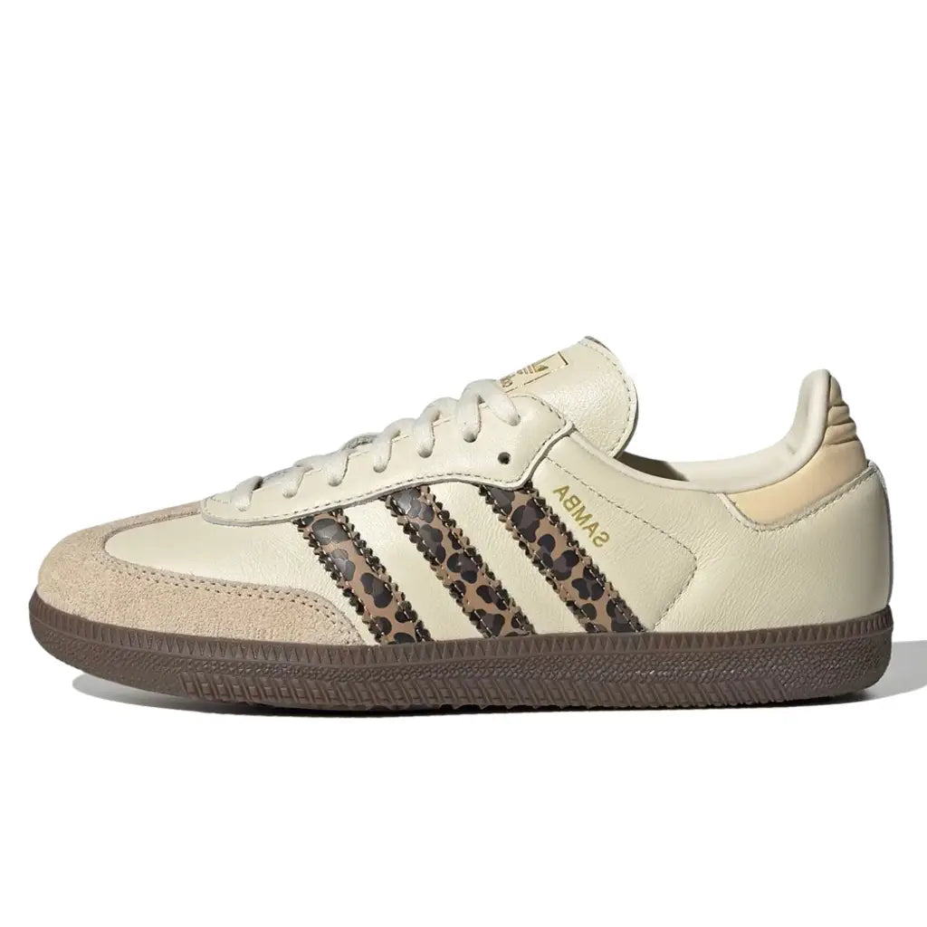 Samba OG GS Leopard Cream White
